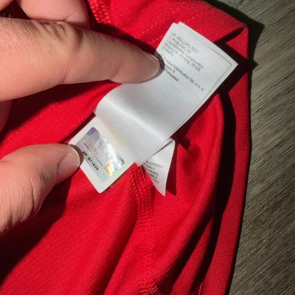 The‎ North Face VaporWick 1/4 Zip Pullover Red Black Athletic Men's XL